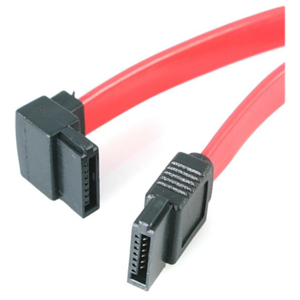 StarTech.com Cable Serial ATA SATA a SATA Acodado a la Izquierda - 12 pulgadas