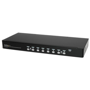 StarTech.com Conmutador Switch KVM 1U OSD y Cables 8 puertos USB A Vídeo VGA HD15
