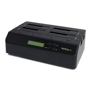 StarTech.com Base Conexión Estación Dock Duplicador Autónomo Disco Duro 4 Bahías SATA IDE eSATA USB 3.0