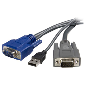 CABLE KVM 18M 2 EN 1 VGA USB