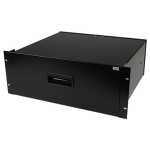 StarTech.com Cajon Metálico Acero Negro 4U 19in Pulgadas para montar en Armario Rack Bastidor