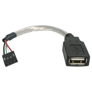 StarTech.com Adaptador Extensor USB 2.0 a IDC 4 pines - 15cm - Cable