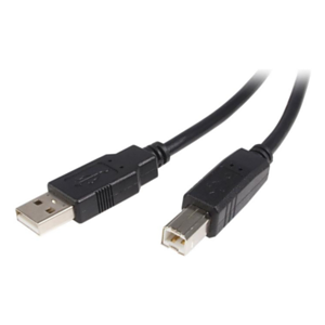 StarTech.com Cable USB de 5m para Impresora - 1x USB A Macho - 1x USB B Macho - Adaptador Negro