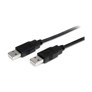 StarTech.com Cable de 1m USB 2.0 Alta Velocidad Macho a Macho USB A - Negro