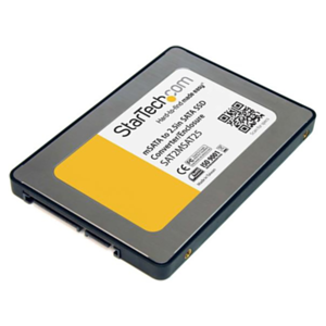 StarTech.com Caja Adaptadora SATA de 2,5 Pulgadas para Unidad de Estado Sólido SSD mSATA