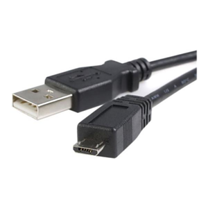 StarTech.com Cable de 50cm Micro USB B a USB A Cargador para Teléfono Móvil Datos USB 2.0 - Macho a Macho - Negro