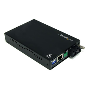StarTech.com Conversor de Medios Ethernet 10/100 Mbps a Fibra Multi Modo Conector SC -2km
