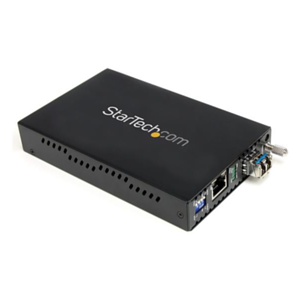 StarTech.com Conversor de Medios Gigabit Ethernet 1Gbps a Fibra Monomodo Conector LC -40km