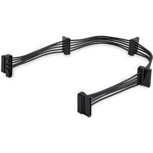 StarTech.com Cable Adaptador Bifurcador Divisor Splitter de Alimentación SATA de 40cm - 4x Receptáculos Hembra SATA
