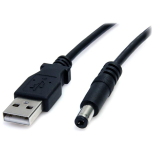 StarTech.com Adaptador 2m USB A Macho a Conector Coaxial Barrel Alimentación Corriente Tipo M 5,5mm 5V DC - Cable StarTech.com Adaptador 2m USB A Macho a Conector Coaxial Barrel Alimentación Corriente Tipo M 5,5mm 5V DC - Cable