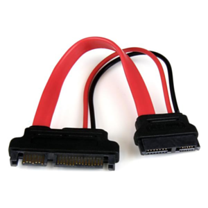 StarTech.com Adaptador Cable SATA 15cm Slimline Línea Delgada a SATA con Alimentación Corriente - Hembra a Macho