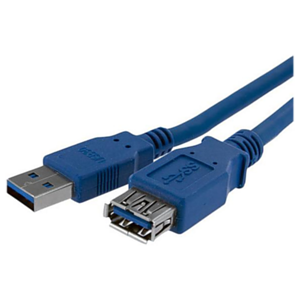 StarTech.com Cable 1m Extensión Alargador USB 3.0 SuperSpeed - Macho a Hembra USB A - Extensor - Azul