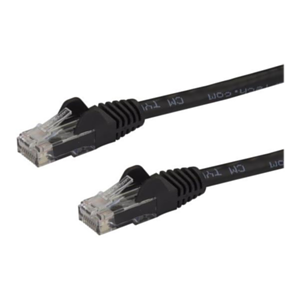StarTech.com Cable de Red Ethernet Snagless Sin Enganches Cat 6 Cat6 Gigabit 1m - Negro