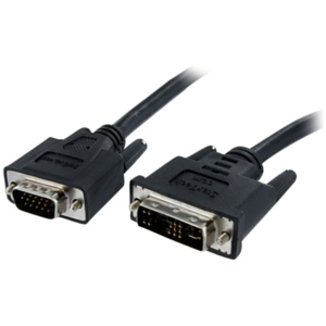 StarTech.com Cable de 2m de DVI-A a VGA Macho a Macho - Analógico Análogo Adaptador de Monitor Pantalla