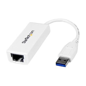 StarTech.com Adaptador Tarjeta de Red Externa NIC USB 3.0 a 1 Puerto Gigabit Ethernet 1Gbps RJ45 USBA Blanco