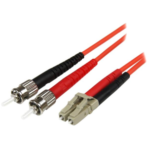 StarTech.com Cable Adaptador de Red de 5m Multimodo Dúplex Fibra Óptica LC-ST 50/125 - Patch Duplex