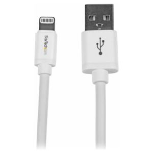 StarTech.com Cable de 2m Lightning de 8 Pin a USB A 2.0 para Apple iPod iPhone 5 iPad - Blanco