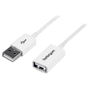 StarTech.com Alargador USB 2.0 - Macho a Hembra USB A - Extensor - Blanco 3m - Cable