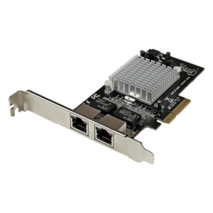StarTech.com Tarjeta Adaptador de Red PCI Express PCI-E Gigabit Ethernet con 2 Puertos RJ45 Chipset Intel i350