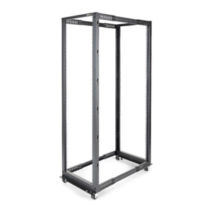 StarTech.com Rack Armario Bastidor Abierto de Servidores 4 Columnas 42U - Profundidad Ajustable - Con Ruedas