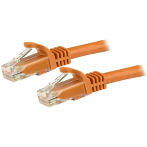 StarTech.com Cable de Red Ethernet Cat6 Sin Enganche de 5m Naranja - Cable Patch Snagless RJ45 UTP
