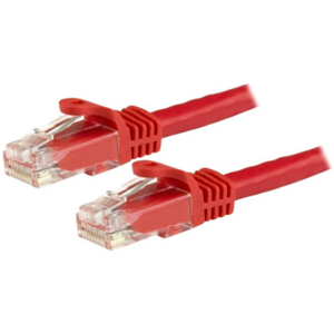 StarTech.com Cable de Red Ethernet Cat6 Sin Enganche de 5m Rojo - Cable Patch Snagless RJ45 UTP