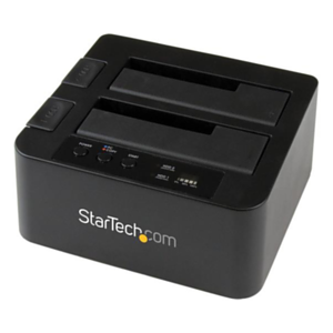 StarTech.com Base USB 3.0 y eSATA Copiadora de Unidades de Disco SATA - Clonador Autónomo SATA de 6Gbps para Copiado de Alta Vel