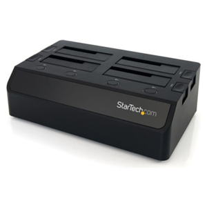 StarTech.com Base de Conexión USB 3.0 con 4 Bahías SATA 6Gbps de 2,5 y 3,5 Pulgadas - Docking Station para HDD SSD