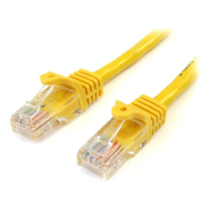 StarTech.com Cable de 2m Amarillo de Red Fast Ethernet Cat5e RJ45 sin Enganche - Cable Patch Snagless