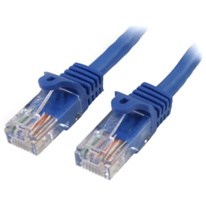 StarTech.com Red Fast Ethernet Cat5e RJ45 sin Enganche 3m Azul - Cable