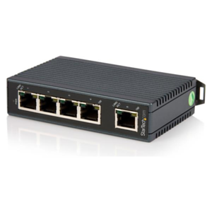StarTech.com Switch Conmutador Industrial Ethernet de 5 Puertos RJ45 de Montaje en Carril DIN
