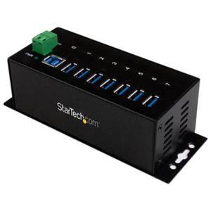 StarTech.com Hub Industrial de 7 Puertos USB 3.0 con Protección Antiestática ESD y Protección de Picos de 350W