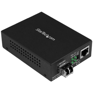StarTech.com Conversor Compacto de Medios Ethernet Gigabit a Fibra Multimodo LC - 550m