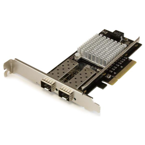 StarTech.com Tarjeta PCI Express de Red de Fibra de 10GB con 2 Puertos de SFP+ Abiertos