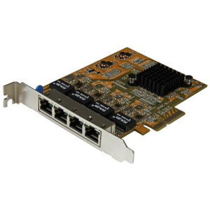 StarTech.com Tarjeta de Red PCI Express Ethernet Gigabit con 4 Puertos RJ45