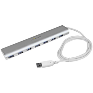 StarTech.com Concentrador USB 3.0 de 7 Puertos - Hub con Cable Incorporado