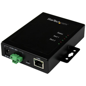 StarTech.com Servidor de Dispositivos Serie a IP de 2 Puertos RS232 - De Metal