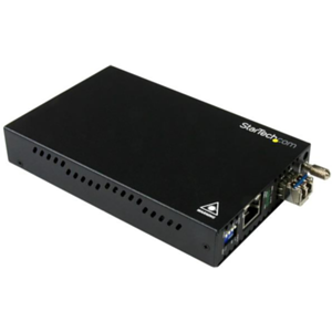StarTech.com Conversor de Medios de Ethernet Gigabit de Cobre a Fibra - Monomodo LC - 10km
