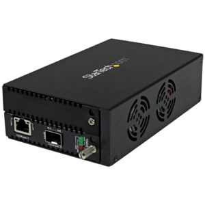 StarTech.com Conversor de Medios Ethernet de Cobre a Fibra de 10 Gigabits - Gestionado - con SFP+ Abierto