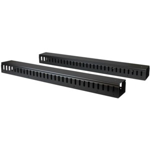 StarTech.com Gestor Organizador Vertical de Cableado con Lengüetas - 0U - 1,8m