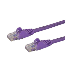 StarTech.com Cable de Red de 10m Púrpura Cat6 UTP Ethernet Gigabit RJ45 sin Enganches