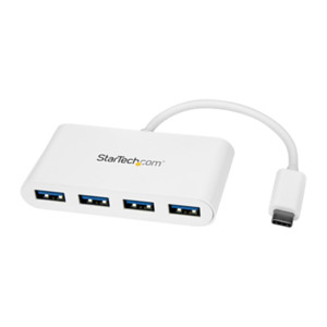 StarTech.com Hub Ladrón USB C con 4 Puertos USB-A (USB 3.0 SuperSpeed de 5Gbps) - Alimentado por el Bus USB - Concentrador Adapt