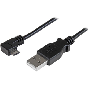StarTech.com Cable de 0,5m Micro USB Acodado a la Derecha para Carga y Sincronización de Smartphones o Tablets
