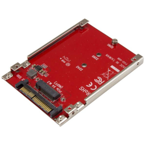 StarTech.com Tarjeta Adaptador PCI Express M.2 a U.2 SFF8639 para SSD NVMe M.2 - Conversor para SSD M.2 - Tarjeta Anfitrión para