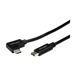 StarTech.com Cable de 1m USB-C a USB-C Acodado a la Derecha - Cable USB Tipo C en Ángulo a la Derecha - Cable USBC en Ángulo