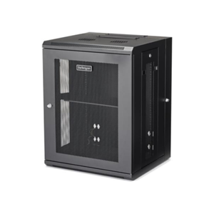 StarTech.com Armario Rack de Servidores Abisagrado de Pared 15U con 20 Pulgadas de Profundidad