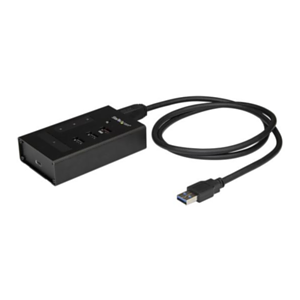 StarTech.com Hub USB 3.0 de 4 Puertos - Ladrón USB Tipo-A a 1x USB-C y 3x USB-A - Hub Comercial USB de Metal - USB 3.1/3.2 Gen 1