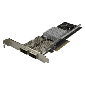 StarTech.com Tarjeta PCI Express NIC QSFP+ de Servidores con Dos Puertos con Chipset Intel XL710 - Tarjeta de Red 40G de Fibra M