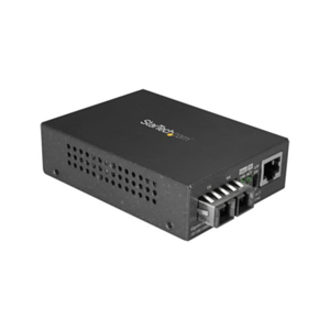 StarTech.com MCMGBSCSM10 convertidor de medio 1000 Mbit/s 1310 nm Monomodo Negro