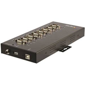 StarTech.com Adaptador Industrial USB a 8 Puertos Serie DB9 RS232 RS422 RS485 con Protección ESD de 15kV - Cable Conversor USB a